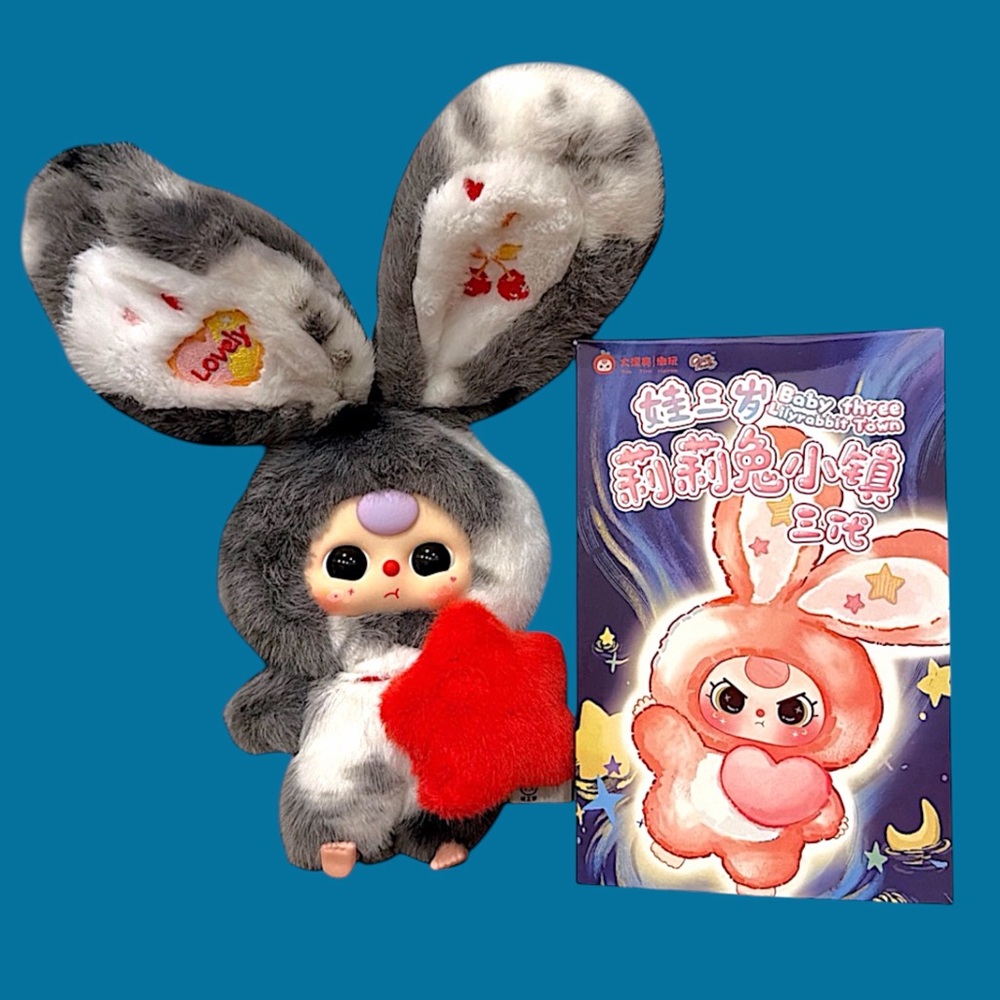 Baby Three Lily Rabbit Town Plush Pendant V3